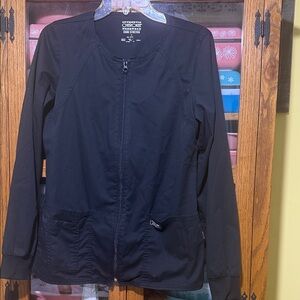 Cherokee workwear nurse jacket black scrub